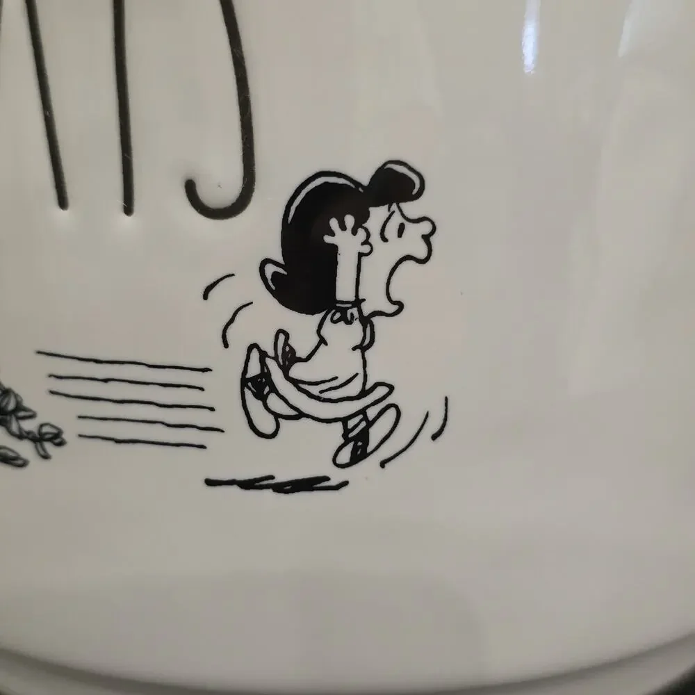 Peanuts Rae Dunn Tricks & Treats Halloween Canister Cookie Jar Snoopy Lucy